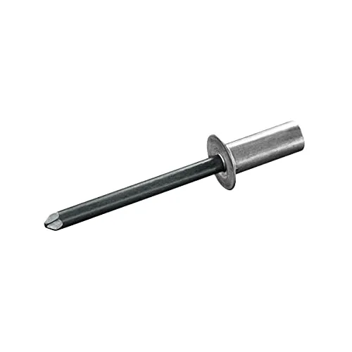 GOEBEL® - 500 x Dicht-Becherblindnieten Aluminium/Stahl (Ø x L) 4,0 x 12,5 mm Senkkopf ISO15974 Dicht-Becherblindniete Becher Blindniete Dichtblindniete Bechernieten Dichtnieten CUP