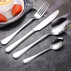 teiliges Besteckset in exklusiven schönen Farben buntes Besteck Silber - Silber 4