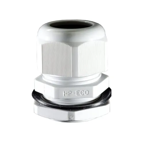 intratec 100% Shopping Kabelverschraubung Kabelverbinder in Grau Größe M16 x 1,5 mit Gegenmutter, zur Kabeldurchführung, Polyamid, 10 Stück