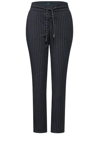 CECIL Hose im Nadelstreifen-Look - Damen-Hose im Casual Fit mit Mid Waist und Slim Legs, ideal für stilvolle Outfits. Der Materialmix mit Stretchanteil sorgt für hohen Tragekomfort.
