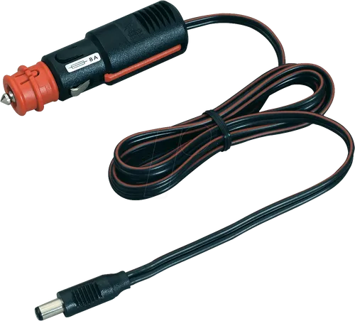 BST ZULEITUNG 23 - KFZ - Universalstecker auf Hohlstecker 2,5x5,5mm, 2m, gerade