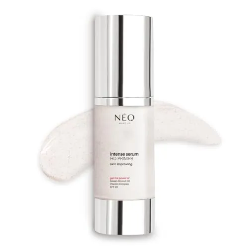 NEO MAKE UP Intense Serum HD Primer - Makeup Serum Gesicht - Blurring Effect - Anti-Aging - Poren Minimiren - Rötungen reduzieren - 30 ml