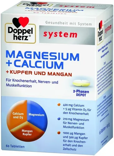 Doppelherz system Magnesium + Calcium