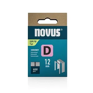 novus 600 Tackerklammern 53F Flachdraht 12 mm