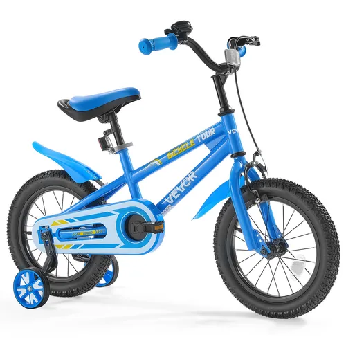 VEVOR Kinderfahrrad 14 Zoll BMX-Stil - Kinderfahrrad für 4-8 Jahre, geeignet für Körpergrößen von 90-115 cm, robustes Kohlenstoffstahl-Design für Sicherheit und Langlebigkeit.