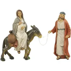 Krippenfigur Herbergssuche 14,5 cm (2 St)