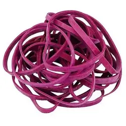Gummibänder Flexibo 130x4mm 1kg rot