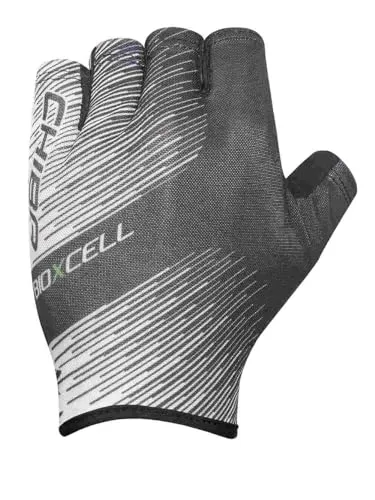 Chiba Unisex BioXCell Tan Through Handschuhe, White/Black, L