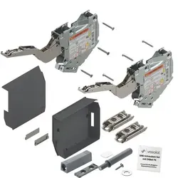 BLUM AVENTOS HK-S TIP ON Sets - Leistungsfaktor 960 - 2215 tiefgrau