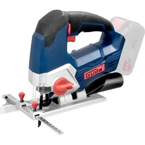 Güde Akku Stichsäge STS 18-0 - Leistungsstark und vielseitig - Sägen: Die Güde Akku Stichsäge STS 18-0 ermöglicht präzise Schnitte bis 80 mm in Holz, mit 4-Stufen-Pendelhub und Schnittwinkeln von 0° bis 45° für anspruchsvolle Projekte.