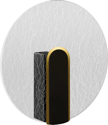 Wandleuchte LED Metall Schwarz rund 4200 K - Modernes Design für jeden Raum - Elegante LED Wandleuchte mit kunstvollem Lampenschirm und neutralweißem Licht. Ideal für Wohnzimmer, Flur oder gewerbliche Räume. Ein Blickfang mit außergewöhnlichem Lichteffekt!