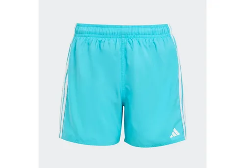 adidas Performance Badeshorts 3S SHORTS BY (1-St) in Lucid Cyan - Sportliche Badeshorts in Lucid Cyan/White, Größe 152, aus 100% Polyester. Ideal für den Freizeitgebrauch und maschinenwaschbar für einfache Pflege.