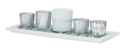 Kerzenständer Silber von Levandeo