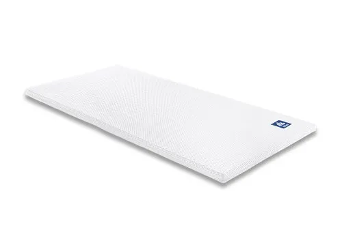 Badenia 3890480245 Irisette Matratzenauflage-Topper KS 80 x 200 cm - Matratzenauflage mit punktelastischem Kaltschaumkern für optimalen Schlafkomfort, ideal für Hausstauballergiker dank waschbarem Bezug bis 60 °C.
