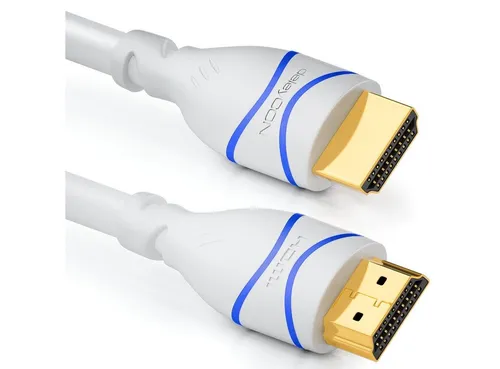 deleyCON deleyCON 3m HDMI Kabel HDMI 2.0 kompatibel 4K UHD 2160p FULL HD 1080p HDMI-Kabel