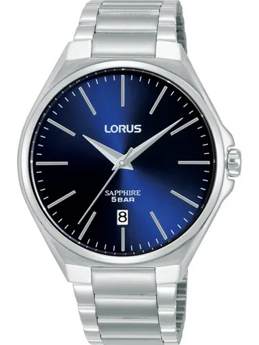 LORUS Quarzuhr RS947DX9 - Elegante Herrenuhr mit Saphirglas - Herrenuhr mit Quarz-Antrieb, wasserdicht bis 5 bar und edlem Saphirglas. Perfekte Kombination aus Stil und Funktionalität für jeden Anlass.