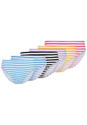 PETITE FLEUR Damen Jazz-Pants Slips 6er-Pack in silber von Petite Fleur
