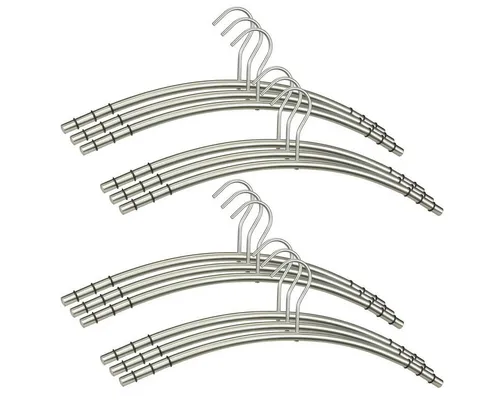 Hochwertige Edelstahl Kleiderbügel (VE=12 Stück) von Szagato