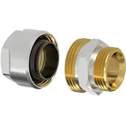 Flamco Schwarzrohradapter Plus DVGW f. Rohr 1/2 x G3/4a Eurokonus