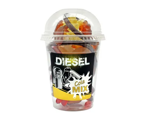 Snack Service Süßigkeit, Snack Service Cola MIX Diesel Becher Cola Fruchtgummi Mischung 200g