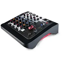 Allen & Heath ZED-6 Mischpult - Mischpult für Musiker und Sänger, mit GSPre-Preamp-Design für außergewöhnlich geringes Rauschen und massive Headroom, ideal für professionelle Anwendungen.