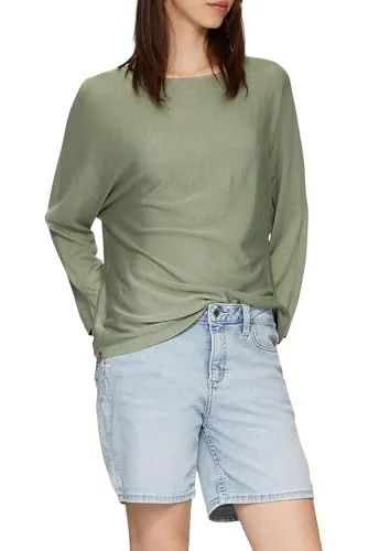 QS Strickpullover mit Fledermausärmeln