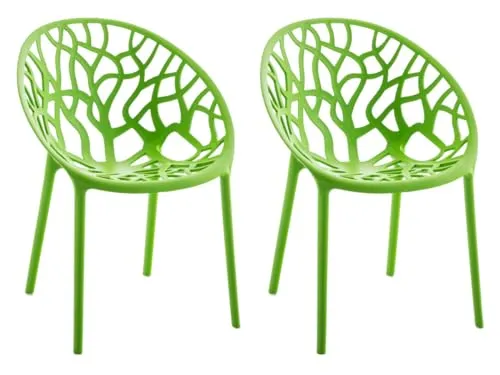 CLP Gartenstühle Hope 2er Set in grün von CLP
