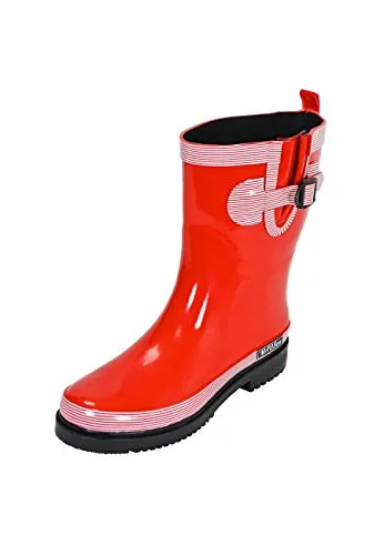 MADSea Damen Gummistiefel Ocean Pure Rot Halbschaft Größe 40 - Robuste MADSea Gummistiefel für Damen in Rot, ideal für nasse Tage. Mit rutschfester Sohle und kälteisolierender Einlegesohle für hohen Tragekomfort. Perfekt für Freizeit und Garten.