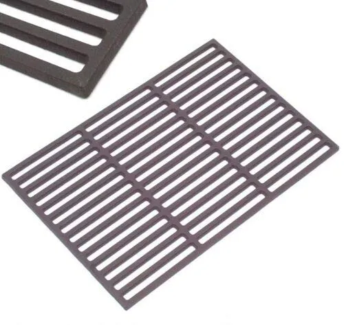 D&L Guss Grillrost emailliert 45x30 eckig Grill Gussrost 56517 Gusseisen Gußeisen