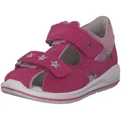 Superfit Boomerang Sandale, Pink/Rosa 5500, 23 EU Weit - Sandalen für Mädchen mit anatomischer Form und chromfreiem Leder für gesunde Füße, ideal für den Sommer mit dezentem Glitzer für strahlende Kinderaugen.