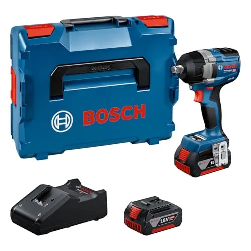 Bosch GDS 18V-750 C - Schraubstock für Ständerbohrmaschinen mit bis zu 750 Nm Anziehmoment, kompakt und leistungsstark, ideal für präzise Anwendungen in Werkstätten.