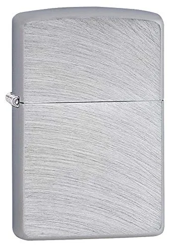 Zippo 2000434 Feuerzeug 24647 Chrome Arch - Robustes Feuerzeug aus Messing mit unverwechselbarem Design, zündet zuverlässig bei jedem Wetter – ideal für den Outdoor-Einsatz.
