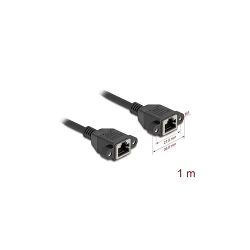 - Netzwerkkabel RJ45, S/FTP, 1m, schwarz 90784