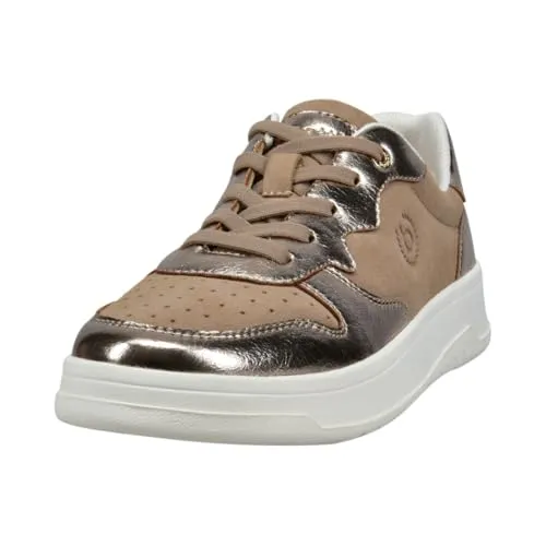 bugatti Schnürer Schnürschuh 41 EU - Sneaker mit metallic Synthetik-Obermaterial und bequemem Textil-Innenfutter, ideal für stilvolle Auftritte und den ganzen Tag.