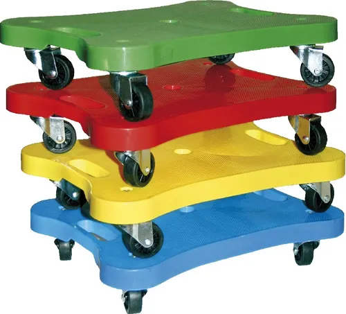 EDUPLAY 170016 Rollbrett 30 x 40 cm - Roller, belastbar bis 50 kg, ideal für Spiel und Bewegung im Innen- und Außenbereich, fördert die motorischen Fähigkeiten von Kindern.