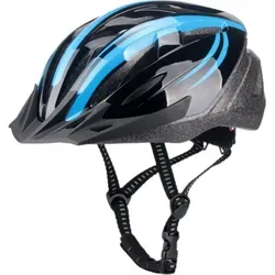 Fahrradhelm 8223 - Blau für Damen, Herren und Jugendliche - Fahrradhelm 55-58 cm mit verstellbarem Sitz, guter Belüftung und integrierter Sonnenblende, ideal für sportliche Radfahrer.