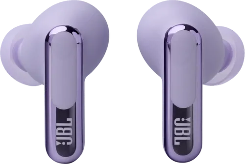 JBL Live Beam 3 Lila - In-Ear-Kopfhörer mit Touchscreen, IP55-Zertifizierung für Sport und aktivem Noise Cancelling für ungestörten Musikgenuss