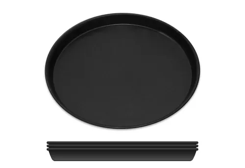 GRÄWE Backblech Pizzableche, Blaublech, unbeschichtet, Blaublech