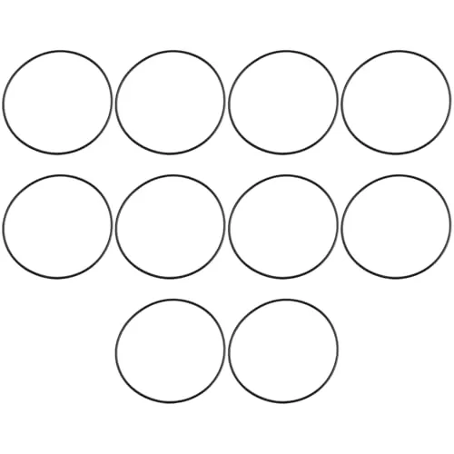 YINETTECH 10 Stück Nitril-Dichtungsringe 85mm ID x 2,5mm C/S NBR-Gummi-O-Ringe 90mmx85mmx2,5mm O-Ring-Dichtung Kompatibel mit Viega-O-Ring 556402 4943.20