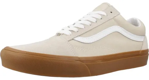 Vans UA Old Skool Oatmeal/Gum 8.5 - Stylische Sneaker für Herren - Freizeitschuhe & Sneaker für Herren, zeitloses Design mit robustem Obermaterial und bequemer Sohle für maximalen Komfort.
