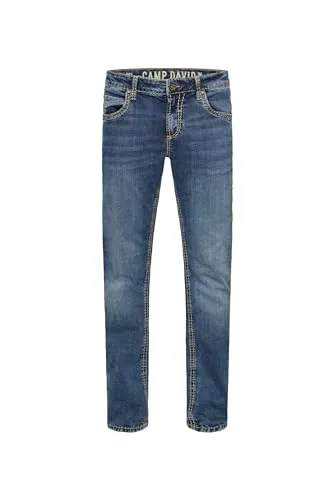 Camp David NI:CO Herren Jeans Regular Fit Used Blue von CAMP DAVID