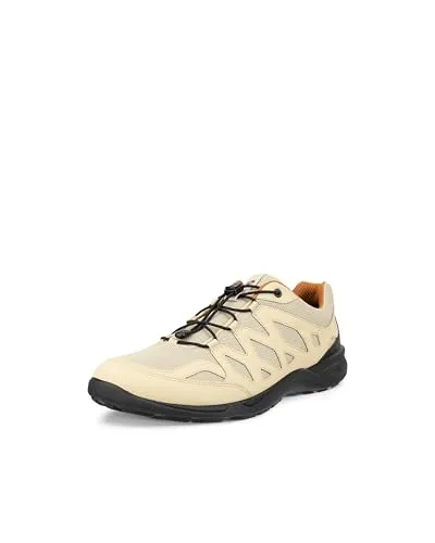 Ecco TERRACRUISE LT M TEX Trekkingschuh Freizeitsneaker beige|schwarz 41 EU - Sportlicher Halbschuh mit wasserabweisendem Obermaterial, ideal für Trekking und Outdoor-Aktivitäten. Die profilierte Sohle sorgt für optimalen Halt und Komfort.