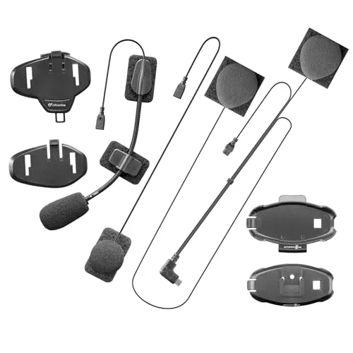 INTERPHONE Audio-Kit 40 mm – komplettes Ersatz-Set für professionelle Stereo-Lautsprecher mit hoher Wiedergabetreue – Gegensprechanlage Avant, Tour, Sport, Urban, Link