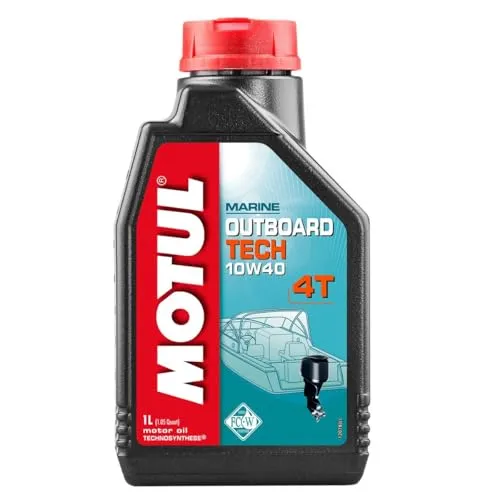 MOTUL Motoröl 10W-40 OUTBOARD TECH Teilsynthetiköl Motor Öl API SJ 4T 1L