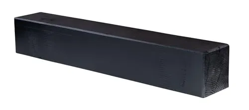 Levandeo® Wandregal Holz Massiv 60x10cm Schwarz – Stilvolles Wandboard - Massives Wandregal in edlem Schwarz, 60x10cm, mit einer Belastbarkeit von 30kg. Ideal zur individuellen Dekoration, bereits montiert und bereit zum Aufhängen. Made in Germany – einzigartiges Design und hohe Qualität.