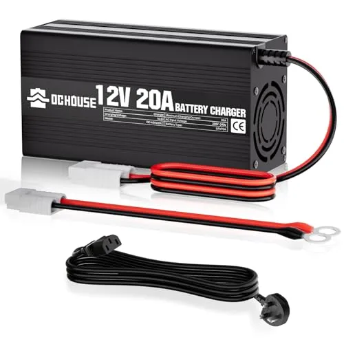 Amp Batterieladegerät 12 V Lithium LifePO4 Batterieladegerät 14,6 V Automatische Smart Wartung für Deep Cycle Batterie Auto Motorrad Marine 20