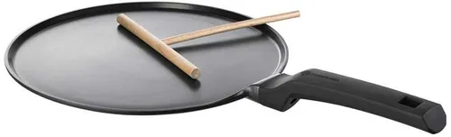 Crepepfanne Schulte-Ufer 28cm mit Teigverteiler - Pfannen für perfekte Crêpes, mit XX strong ceramic Antihaft-Versiegelung für einfaches Wenden und Reinigen, ideal für Induktionsherde.