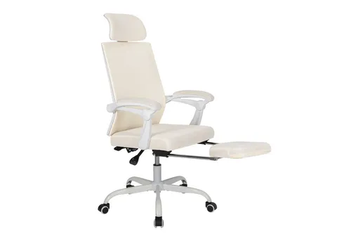 UEV Bürostuhl Schreibtischstuhl ergonomisch,Chefsessel bis 136 kg Höhenverstellbar (atmungsaktiver Stoff drehstuhl mit Armlehnen, Dynamischer Lordosenstütze), neigebar bis 135° verstellbarer Kopfstütze Fußstütze