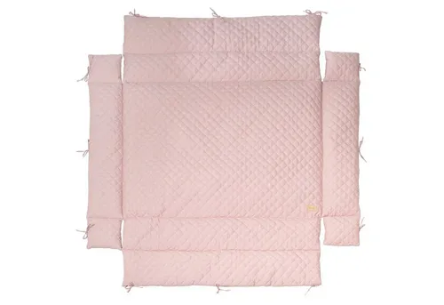 roba® Laufgittereinlage rosa - Stilvoll und praktisch - Laufgittereinlage aus 100% Polyester, ideal für Neugeborene. Waschbar bei 30 °C, sorgt für Hygiene und Komfort im Laufstall.