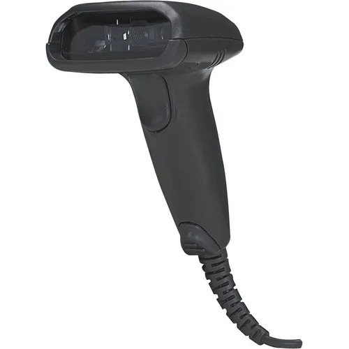 Manhattan 177672 USB-Kit Barcode-Scanner - Kabelgebundener 1D CCD Hand-Scanner für effizientes Scannen, ideal für Einzelhandel und Lager mit 100 Scans pro Sekunde und einfacher USB-Stromversorgung.